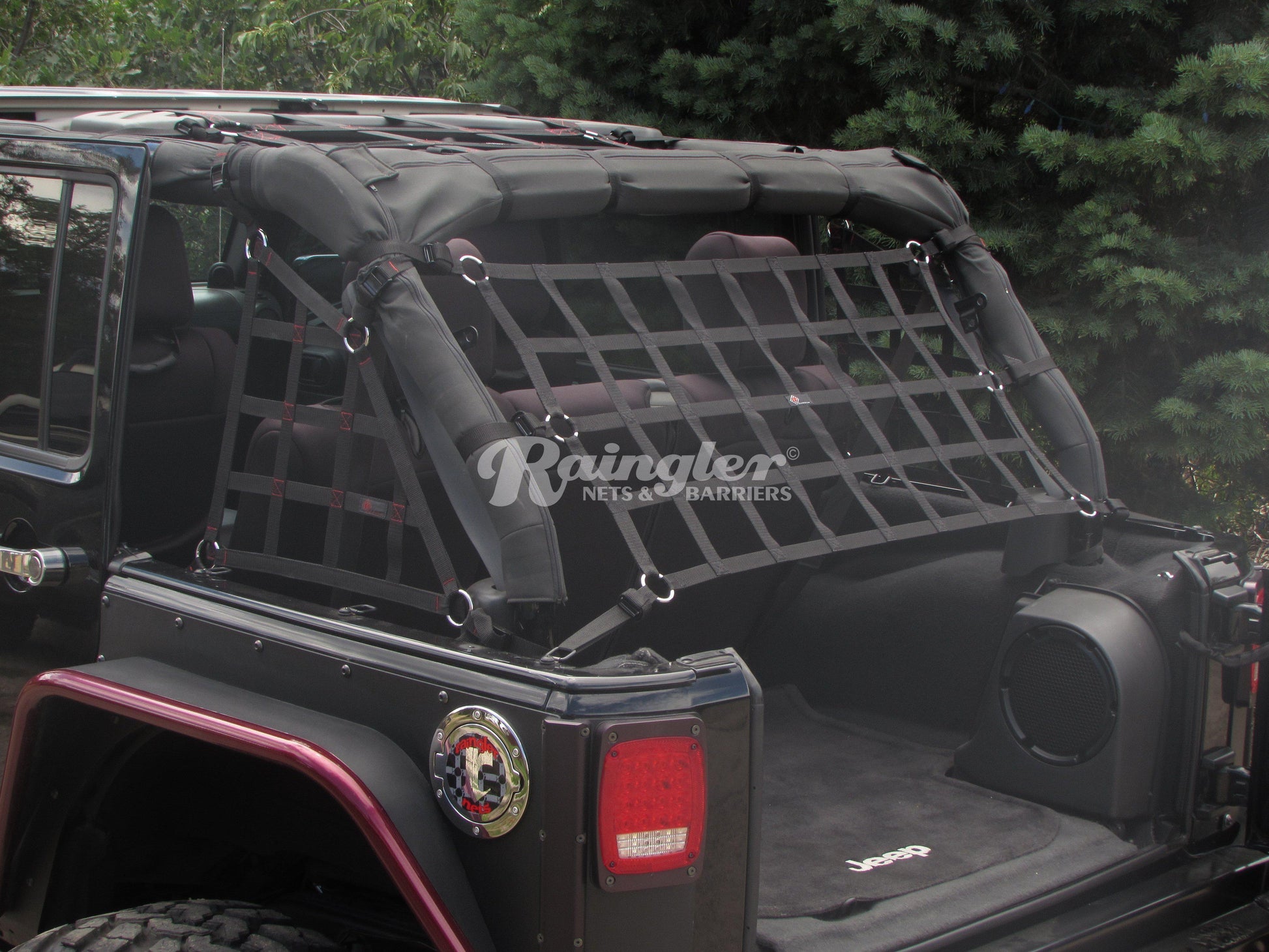 2007 - 2018 Jeep JK JKU Wrangler Overhead Ceiling Attic Net-Raingler