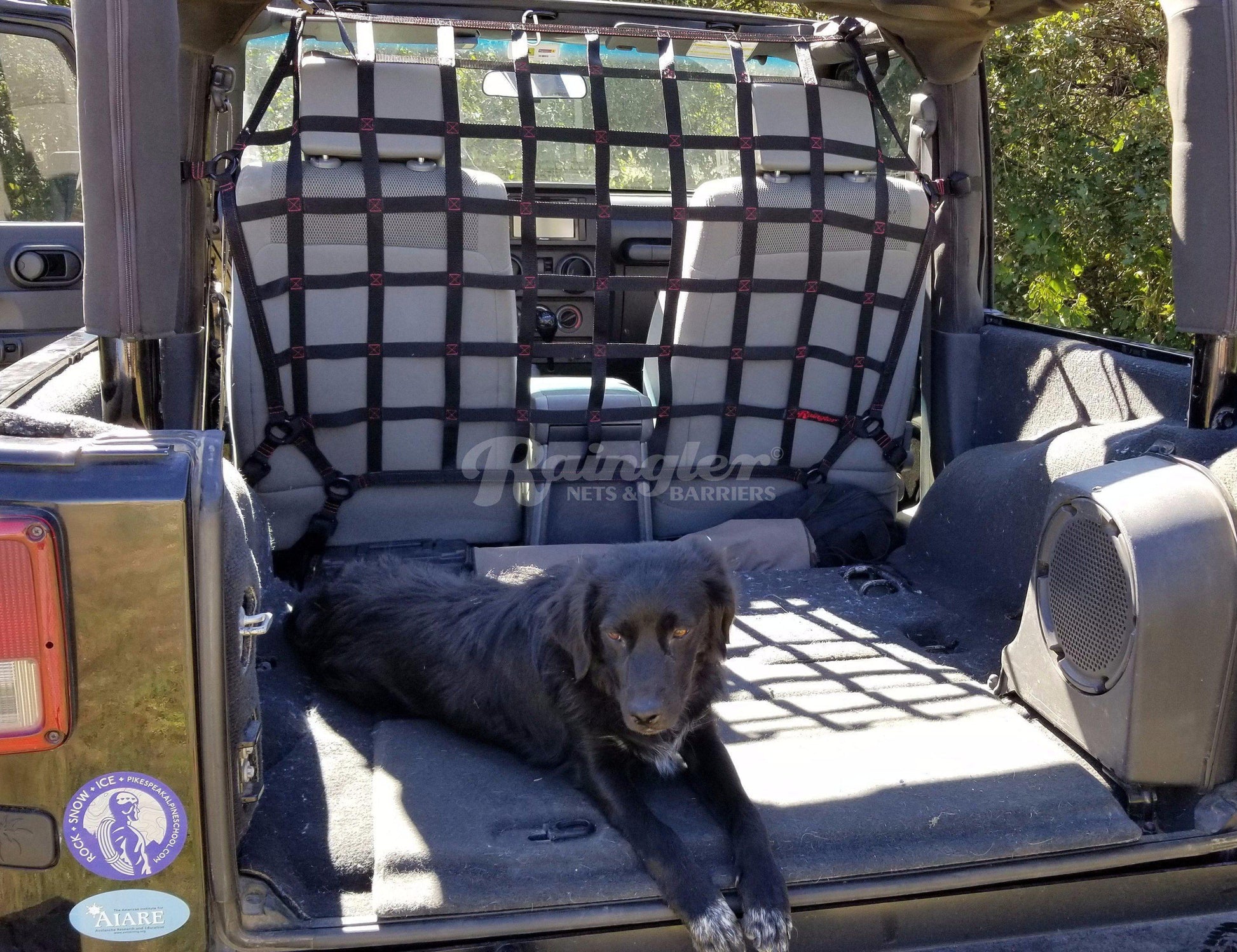 2007 - 2018 Jeep Wrangler JK 2 Door Barrier Divider Net-Raingler