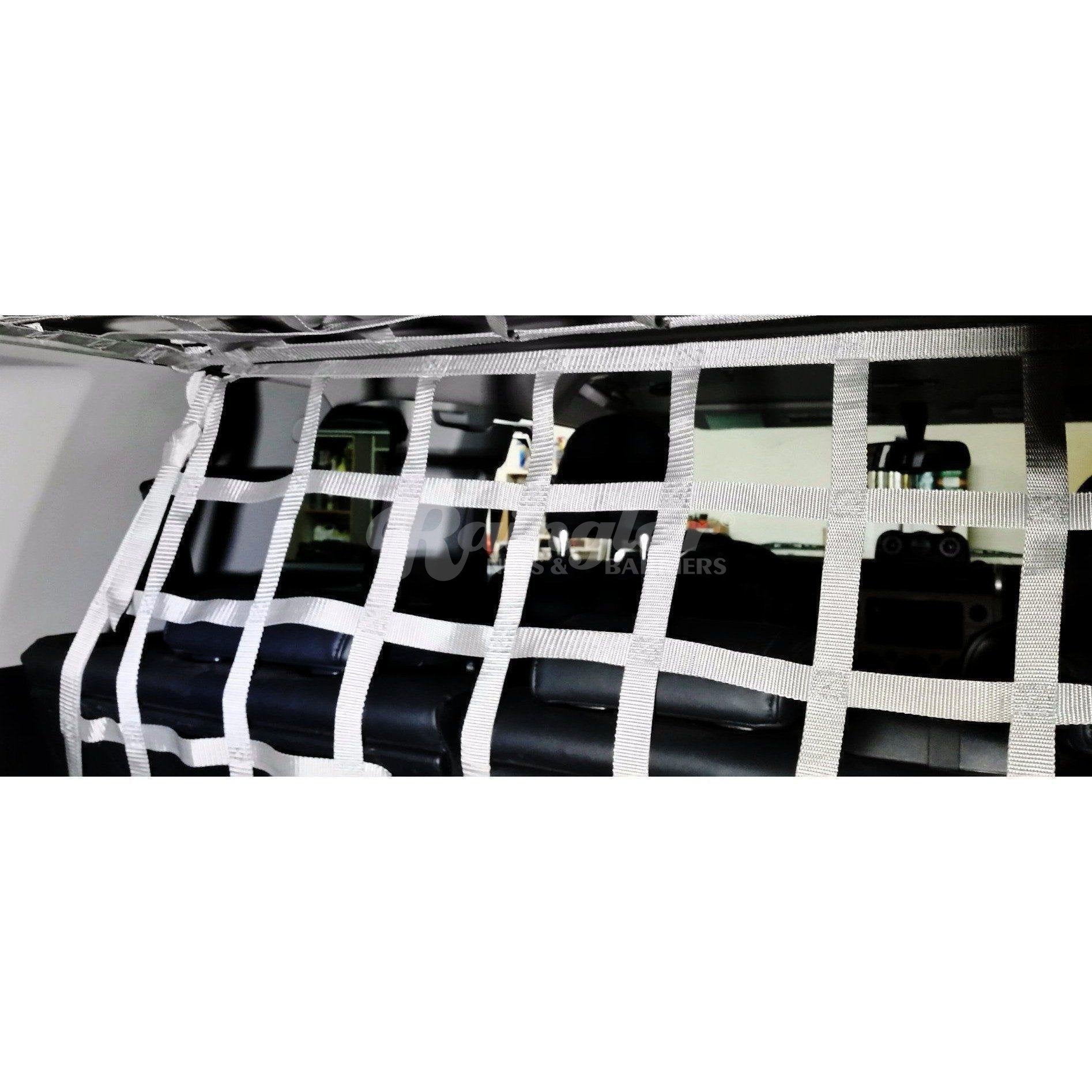 2007 - Newer Toyota FJ Cruiser Behind Rear 2nd Row Seats Barrier Divider Net-Raingler