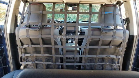 2008 - 2012 Jeep Liberty (KA) Behind Front Seats Barrier Divider Net-Raingler