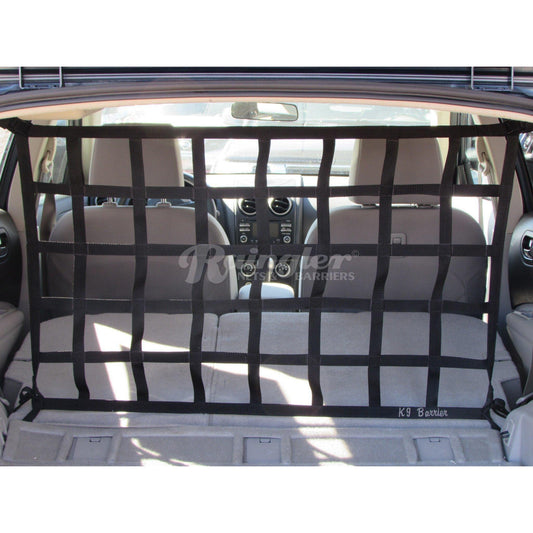 2008 - 2013 Nissan Rogue and Rogue Select Behind 2nd Row Seats Rear Barrier Divider Net-Raingler