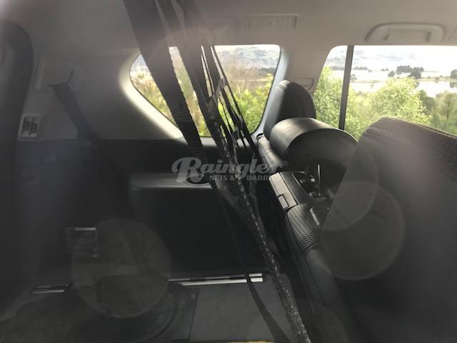 2010 - 2023 Toyota Land Cruiser Prado (J150) Behind 2nd Row Seats Rear Barrier Divider Net-Raingler