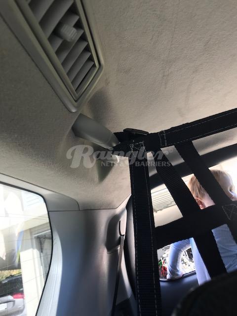 2010 - 2023 Toyota Land Cruiser Prado (J150) Behind 2nd Row Seats Rear Barrier Divider Net-Raingler