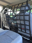 2010 - newer Ram 2500 / 3500 / 4500 / 5500 Quad, Crew and Mega Cab Behind Front Seats Barrier Divider Net-Raingler