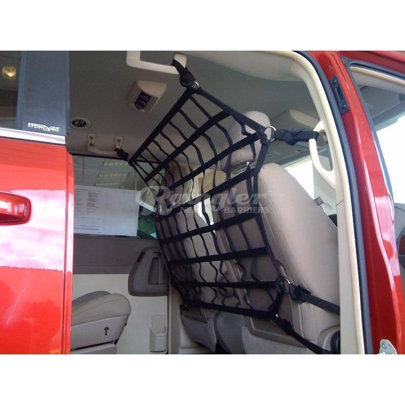 2011 - Newer Dodge Durango Behind Front Seats Barrier Divider Net-Raingler
