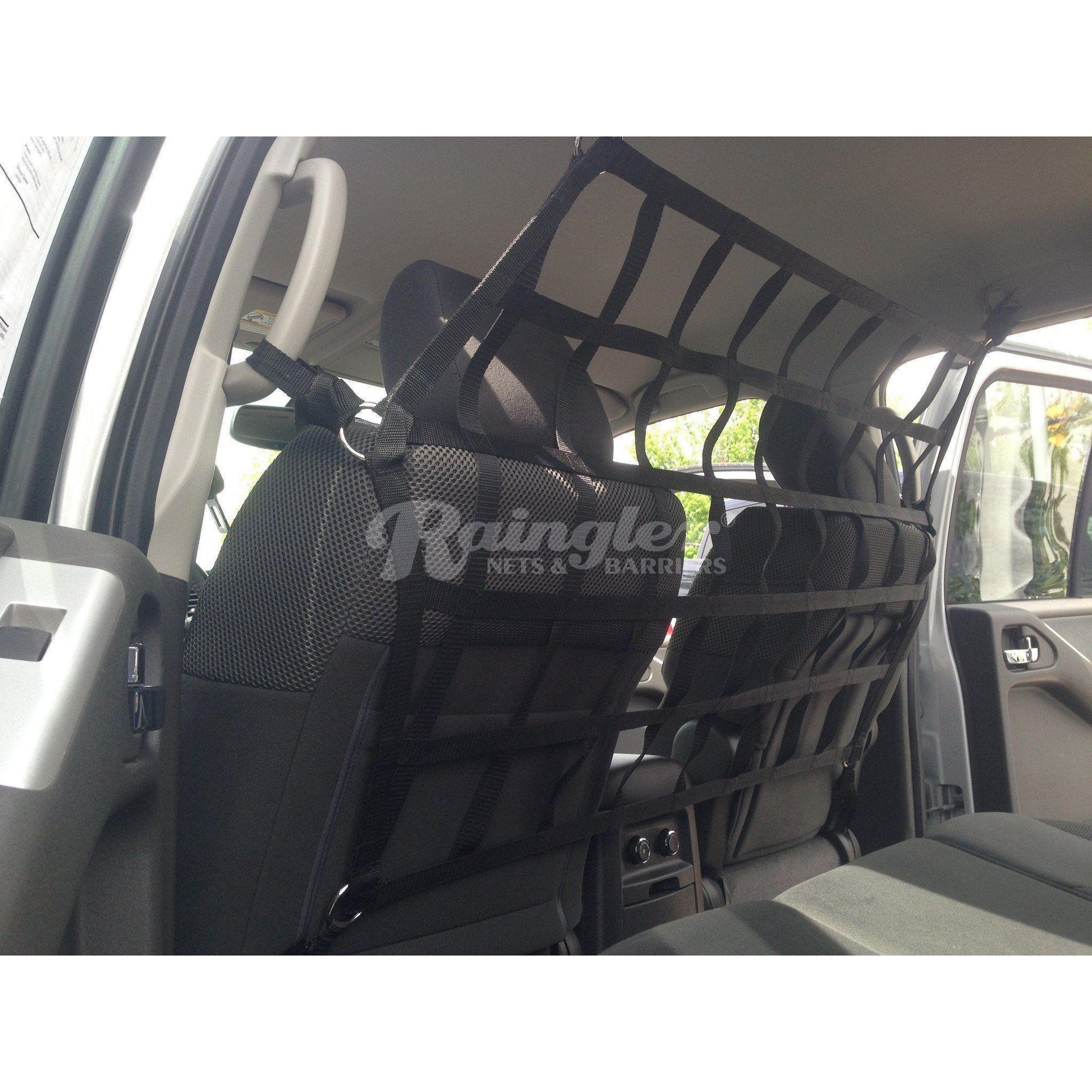 2014 - Newer Nissan Rogue and X-Trail (*not Nissan Rogue Select) Behind 2nd Row Seats Rear Barrier Divider Net-Raingler