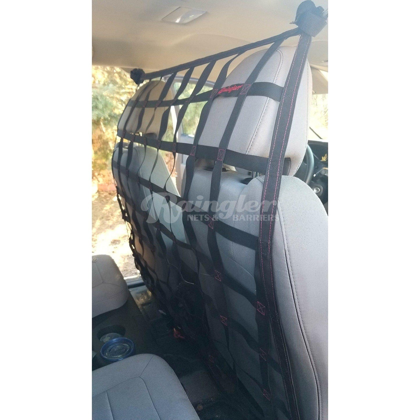 2015 - Newer Chevrolet Colorado Crew Cab Behind Front Seats Barrier Divider Net-Raingler