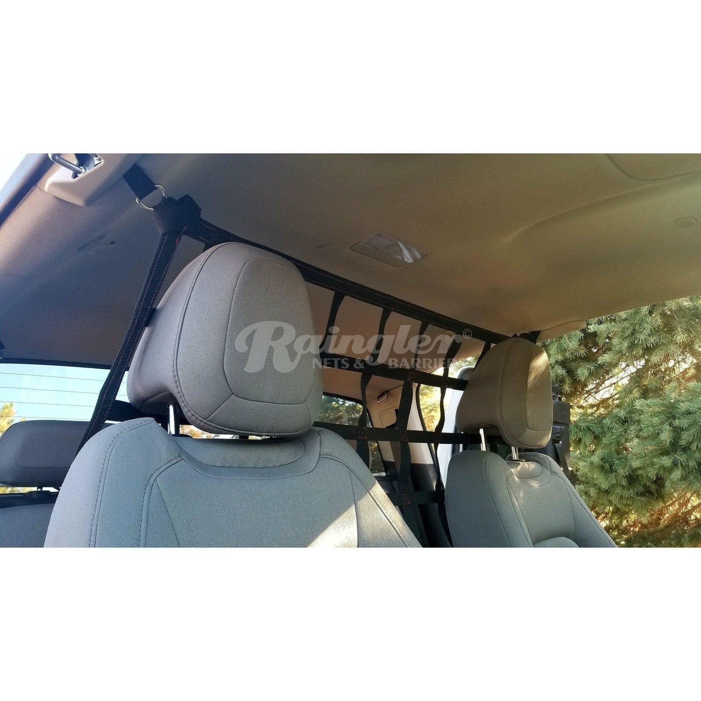 2015 - Newer Chevrolet Colorado Extended Cab Behind Front Seats Barrier Divider Net-Raingler