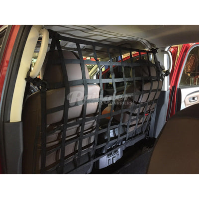 2016 - Newer Nissan Titan Behind Front Seats Barrier Divider Net-Raingler