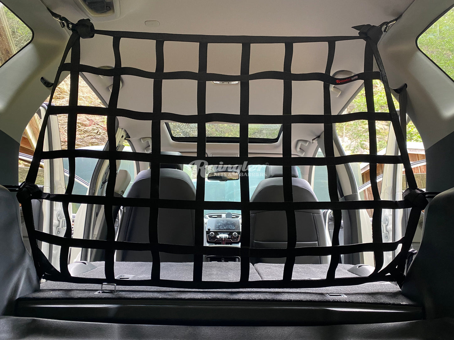 2017 - 2022 Honda CR-V 5th Gen Behind 2nd Row Seats Rear Barrier Divider and Cargo Area Net-Raingler