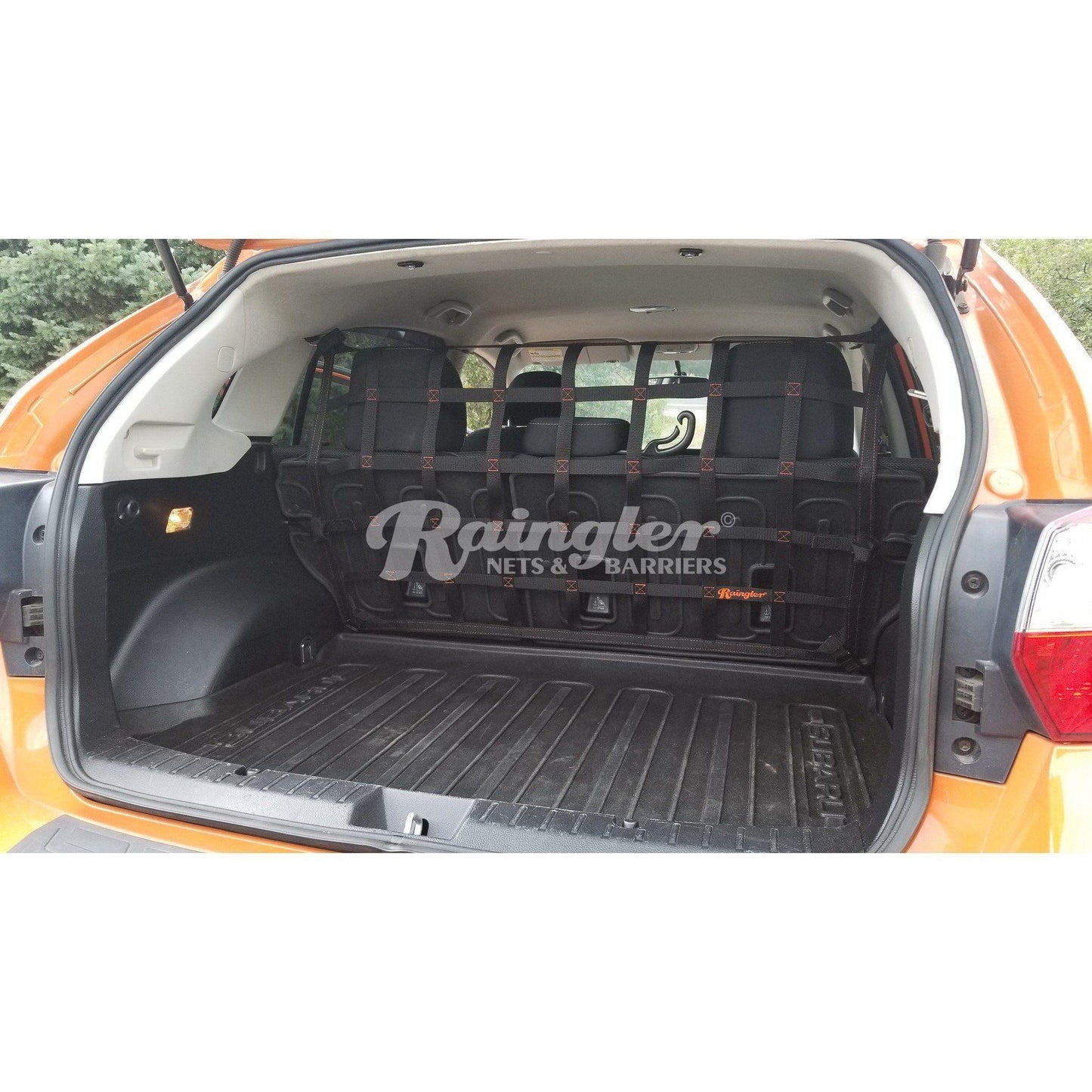 2018 - 2023 Subaru Impreza Wagon Behind 2nd Row Seats Rear Barrier Divider Net-Raingler