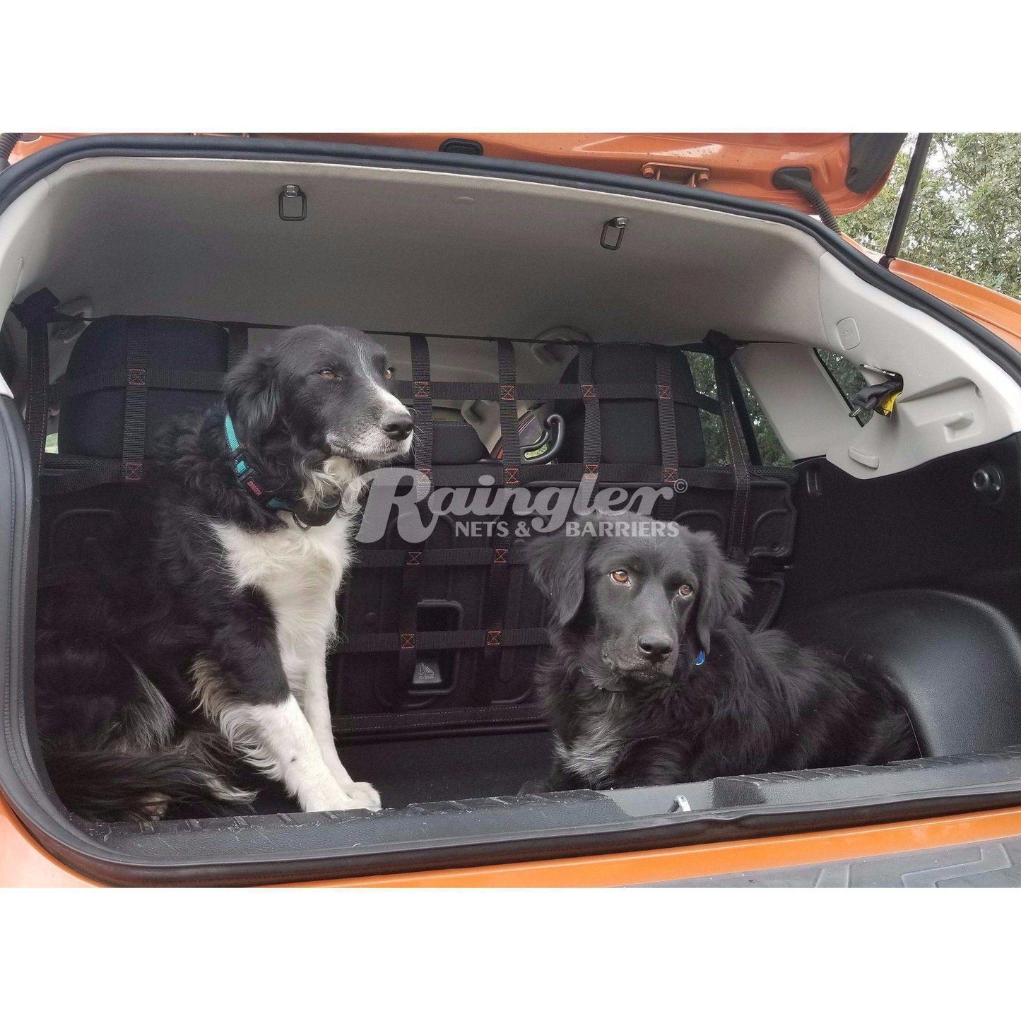 2018 - 2023 Subaru Impreza Wagon Behind 2nd Row Seats Rear Barrier Divider Net-Raingler