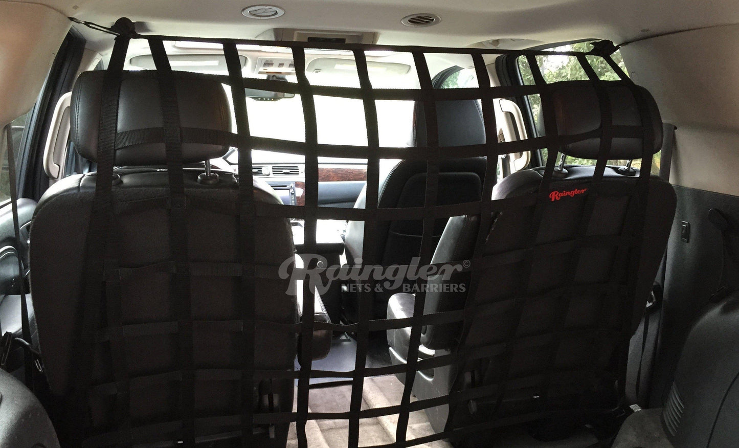 2018 - Newer Ford Expedition and Expedition MAX Behind 2nd Row Seats Rear Barrier Divider Net-Raingler