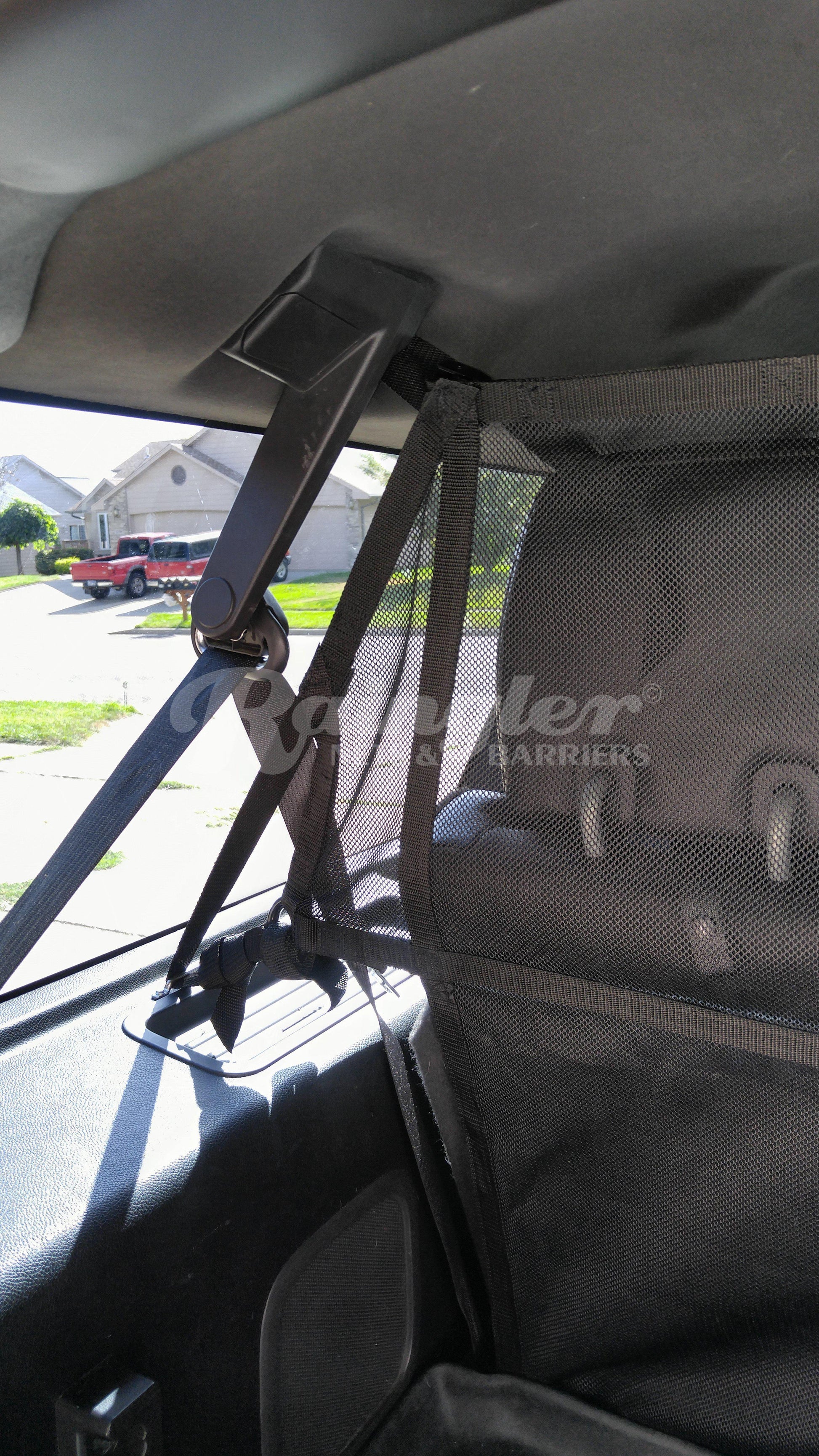 2018 - Newer Ford Expedition and Expedition MAX Behind 3rd Row Seats Rear Barrier Divider Net-Raingler