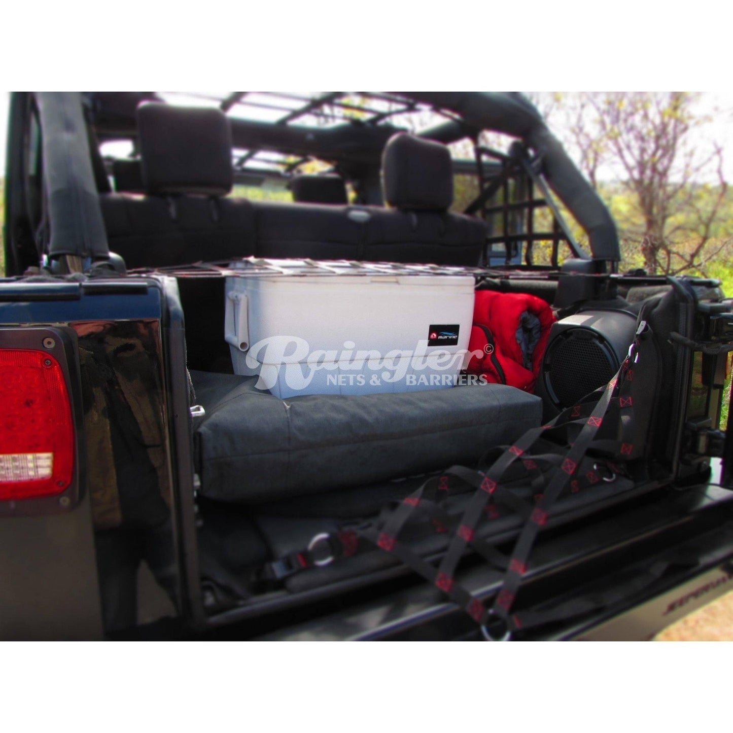 2018 - Newer Jeep Wrangler JL Tailgate Barrier Net-Raingler