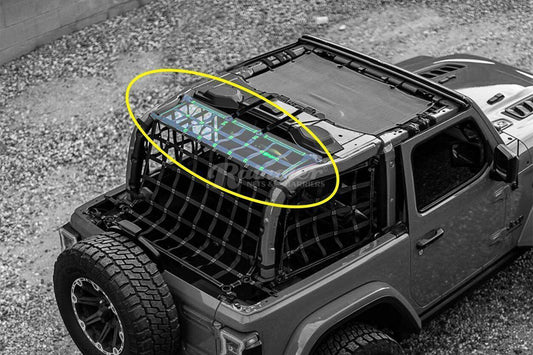 2018 - Newer Jeep Wrangler JL/JLU Mini Roof Top Attic Storage Cargo Net-Raingler