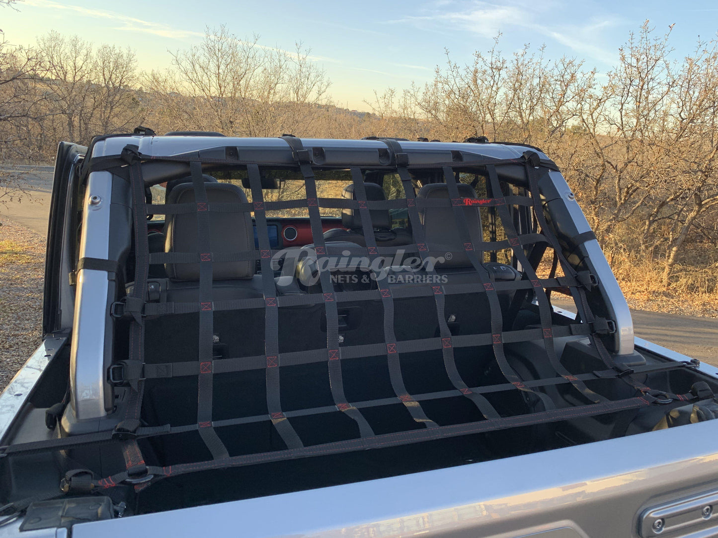 2018 - Newer Jeep Wrangler JLU 4-Door 3 Piece Net System-Raingler