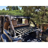 2018 - Newer Jeep Wrangler JLU 4 Door Cargo Area Containment and Shelf Net-Raingler