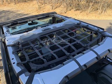 2018 - Newer Jeep Wrangler JLU 4 Door Rear Ceiling Attic Net