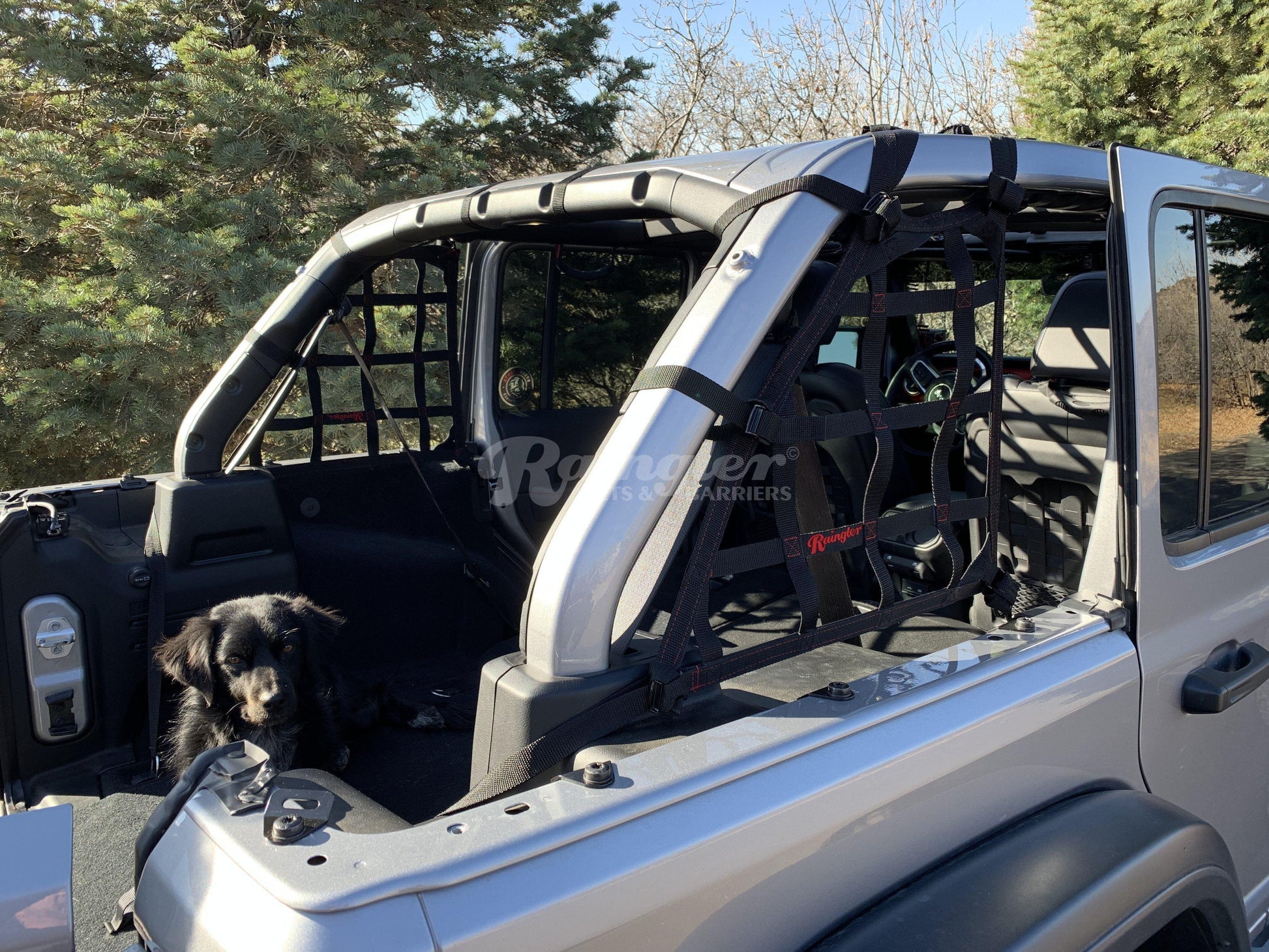 2018 - Newer Jeep Wrangler JLU 4 Door Side Window Nets-Raingler