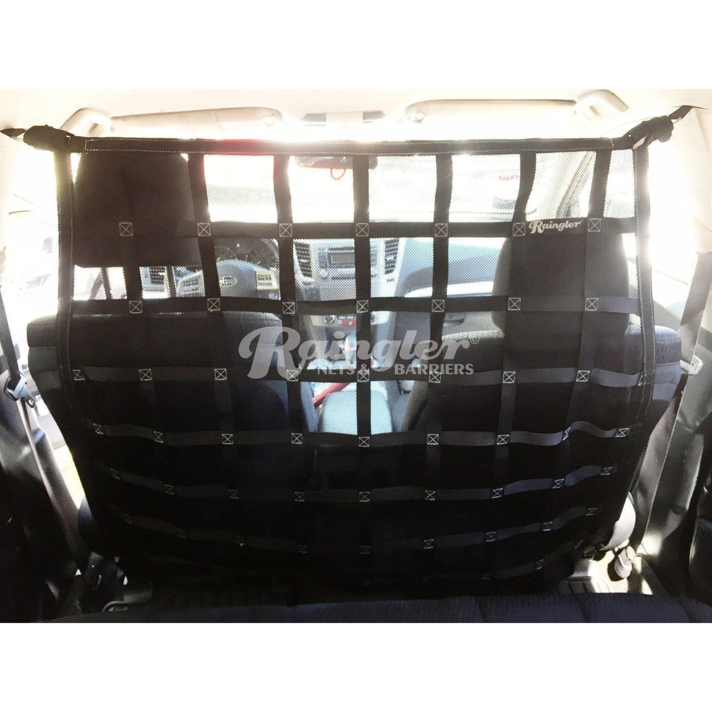 2019 - 2025 Subaru Forester SK Behind Front Seats Barrier Divider Net-Raingler