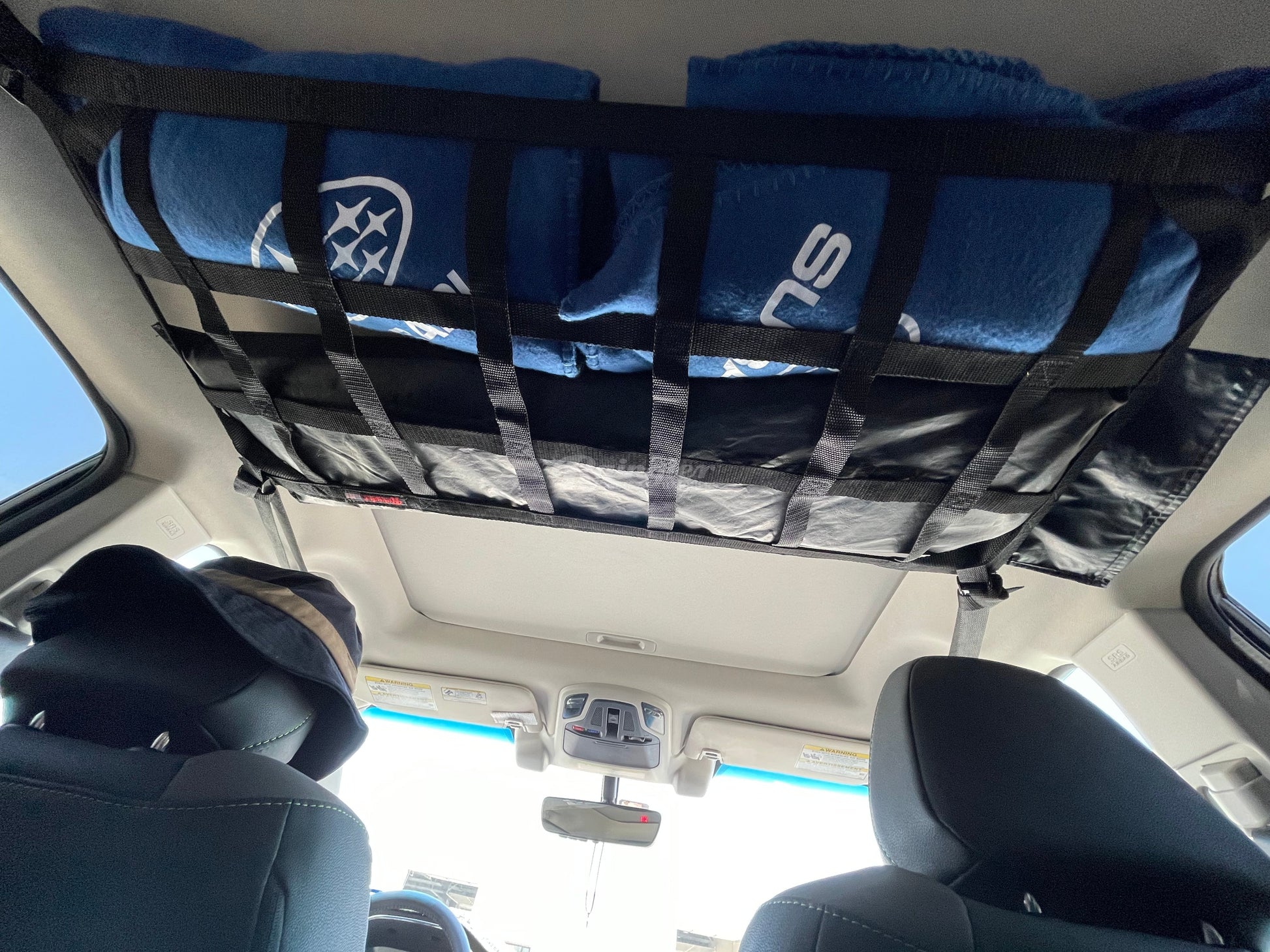 2020 - 2025 Subaru Outback 2nd Row Ceiling Attic Net - EZ Install-Raingler