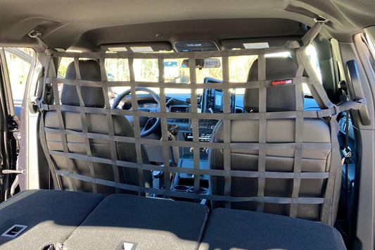 2020 - Newer Ford Explorer Behind Front Seats Barrier Divider Net-Raingler