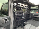2020 - Newer Jeep Gladiator (JT) Behind Front Seats Barrier Divider Net-Raingler