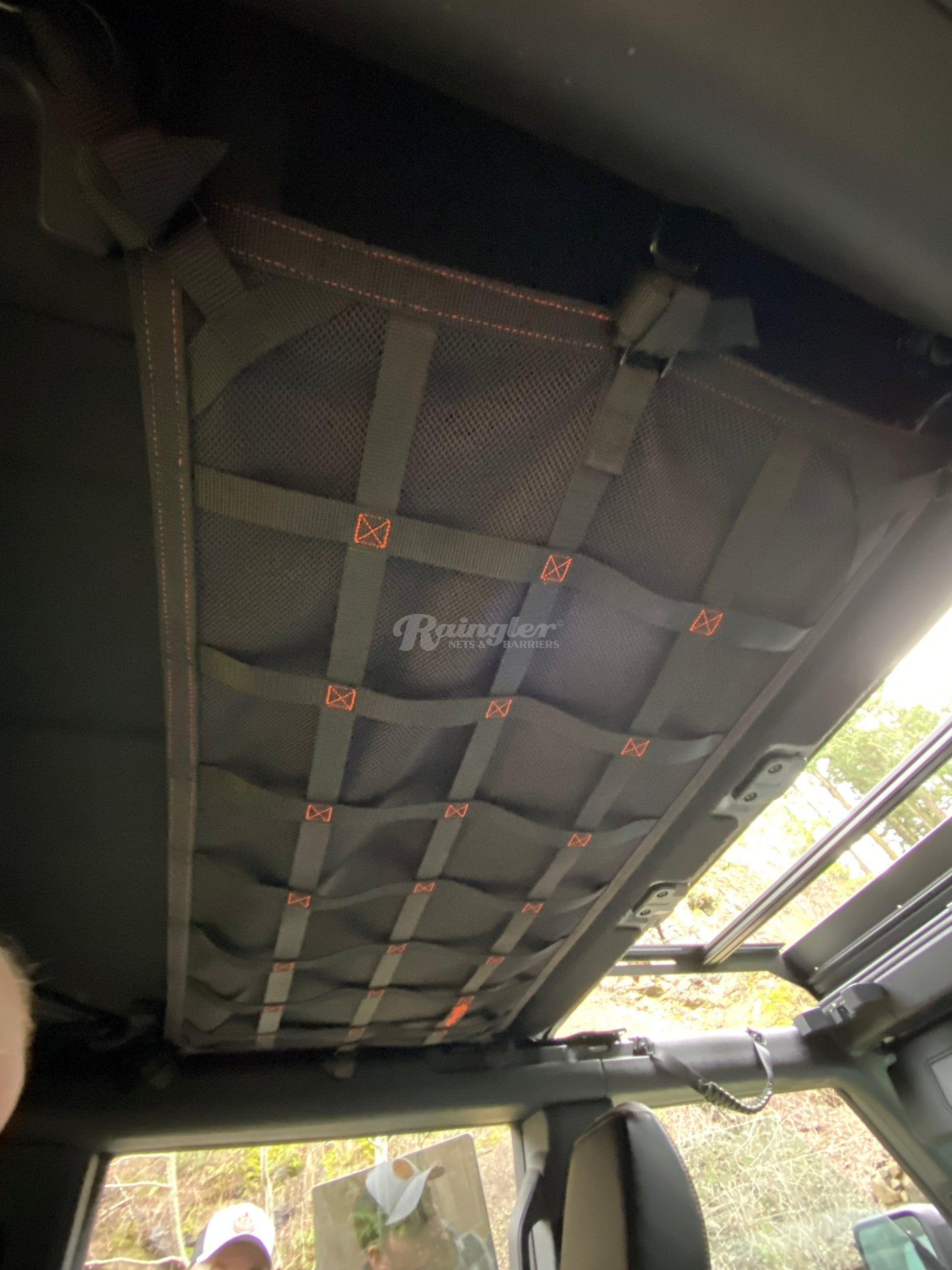 2021 - Newer Ford Bronco EZ Install Cargo Area Ceiling Attic Net-Raingler