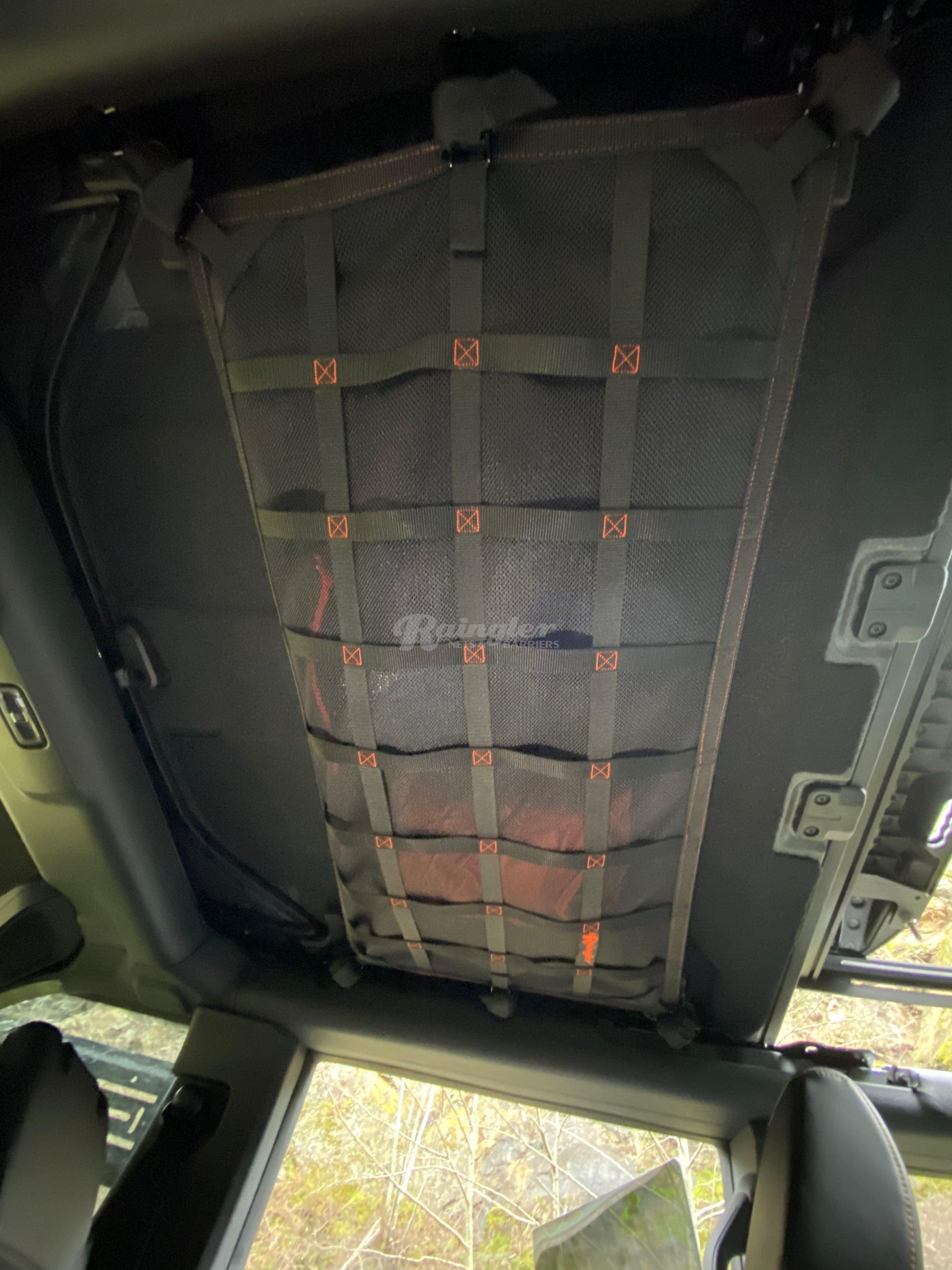 2021 - Newer Ford Bronco EZ Install Cargo Area Ceiling Attic Net-Raingler