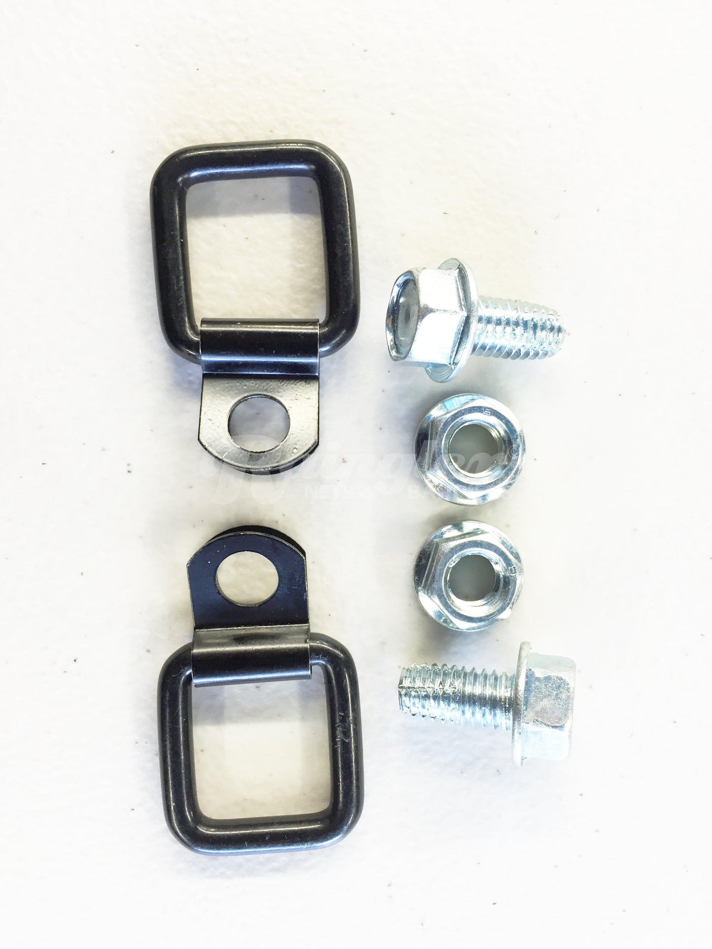 C105 PVC Coated Stainless Steel Square Ring with Mount Tab Set-Raingler