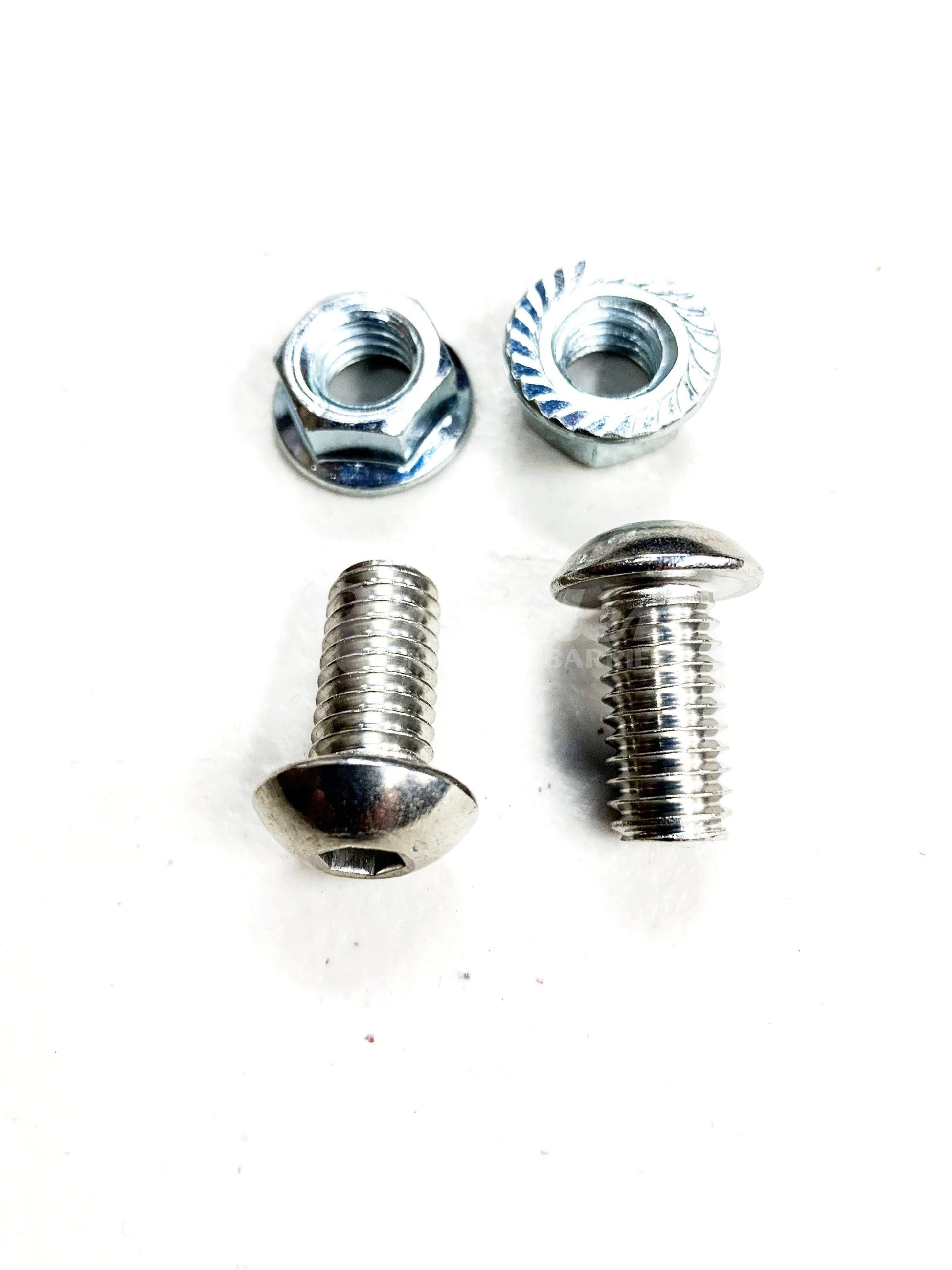 C114 Cutting Bolt with Serrated Lock Nut Set (Pair)-Raingler