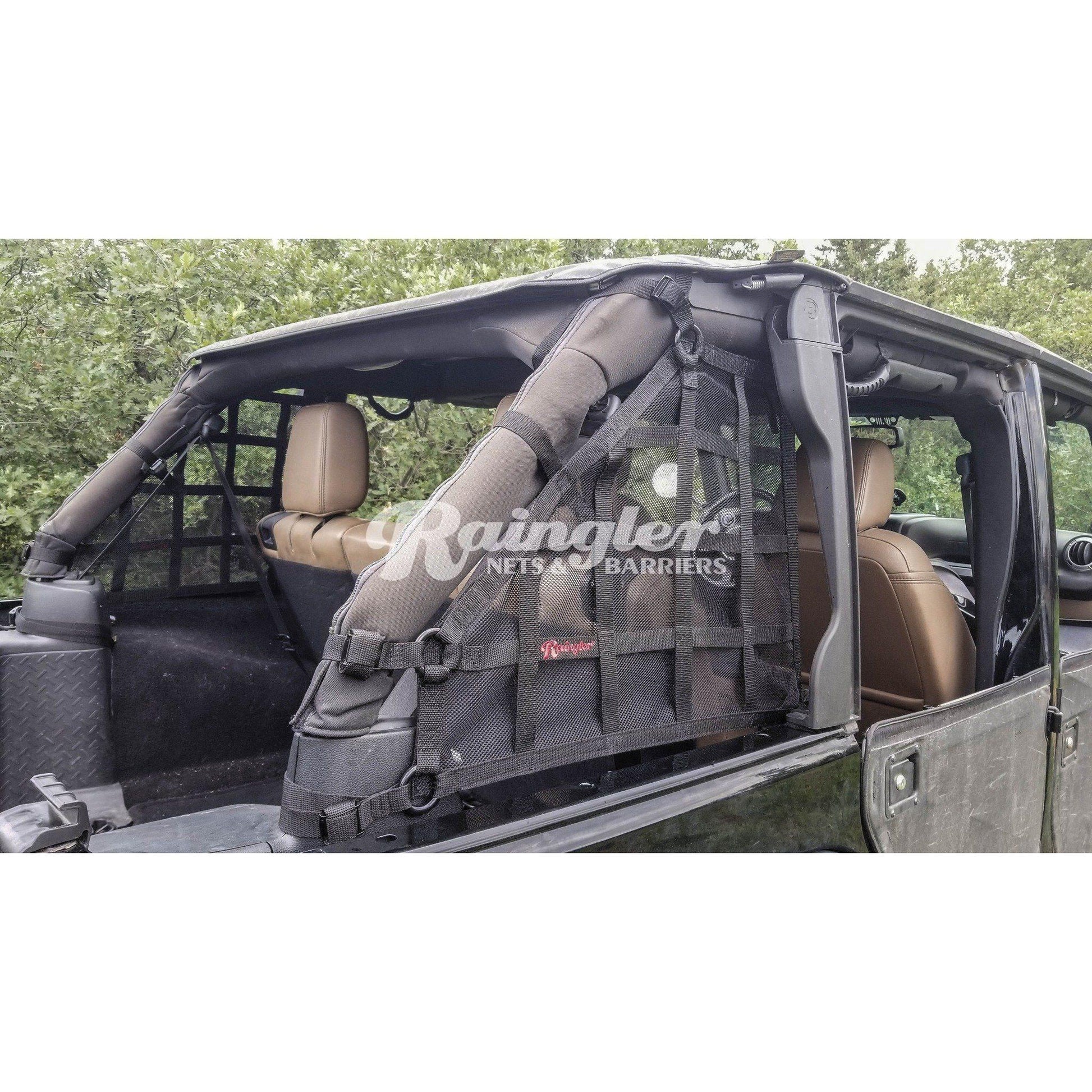 DISCONTINUED 2007 - 2018 Jeep Wrangler Unlimited JKU 4 Door Side Window Nets