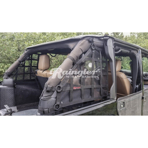 DISCONTINUED 2007 - 2018 Jeep Wrangler Unlimited JKU 4 Door Side Window Nets-Raingler