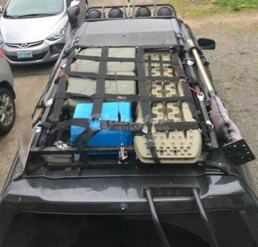 Car roof cargo online net