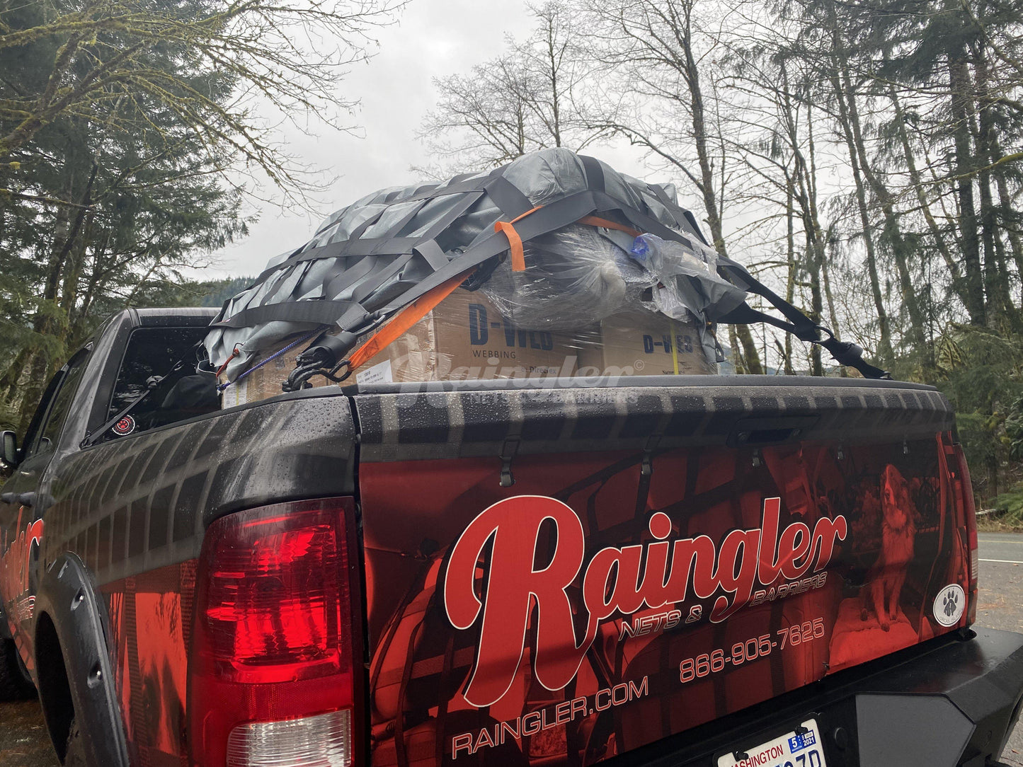 Truck Bed or UTV Box Nets-Raingler